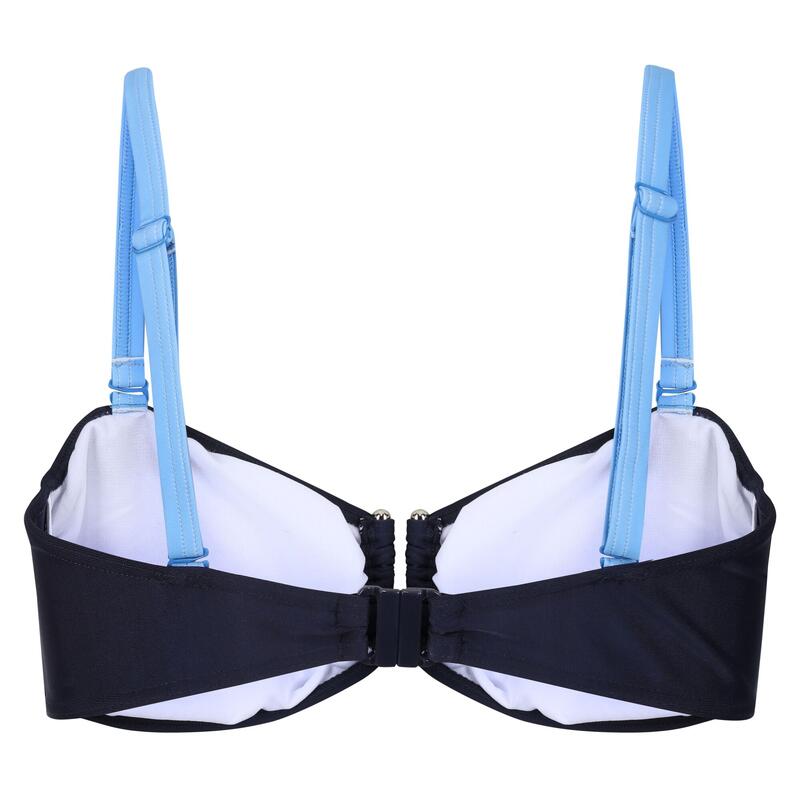 Top de Bikini Aceana III Contraste para Mujer Marino, Elysium Azul