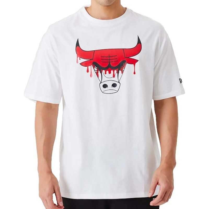 T-shirt new era chicago bulls nba oversize -
