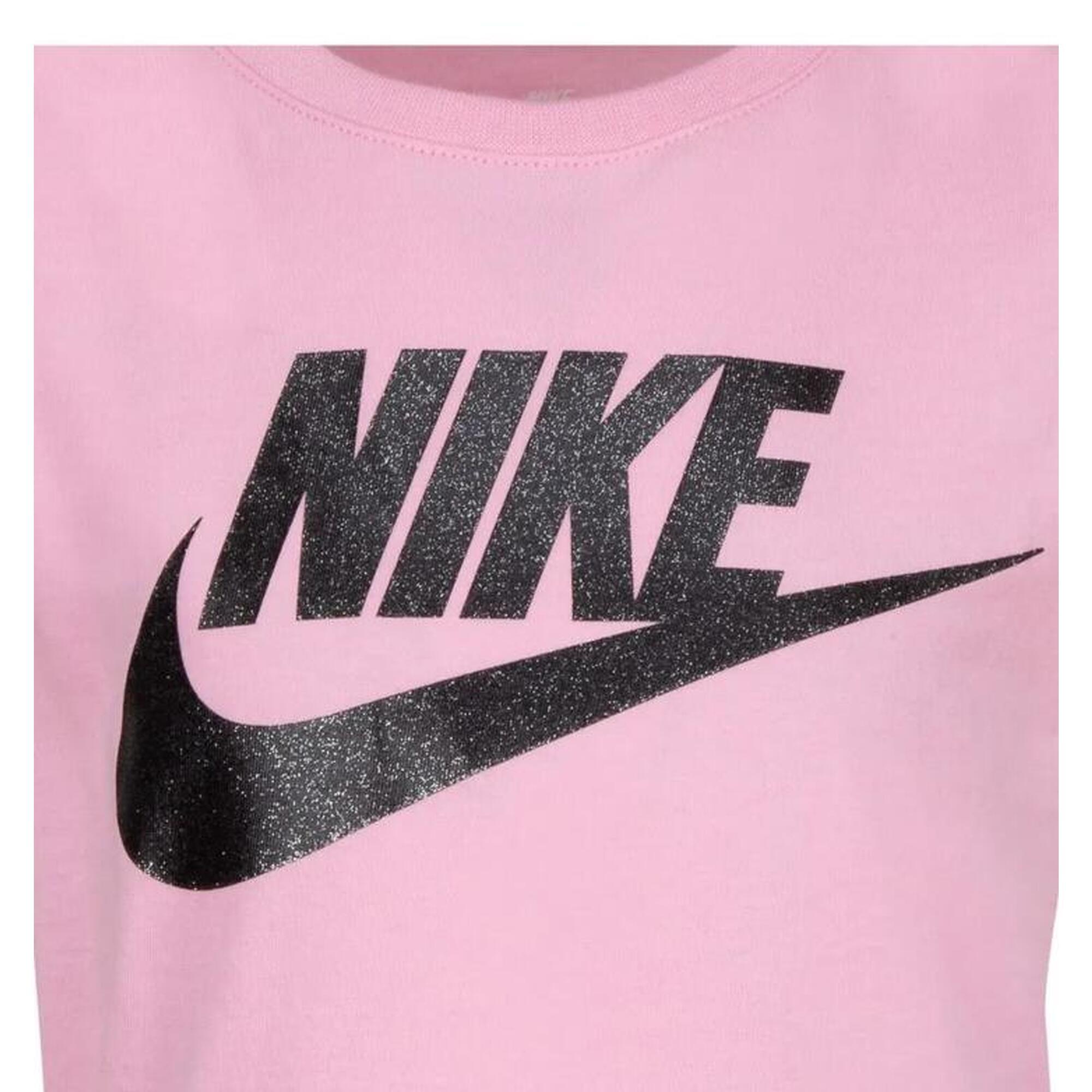 T-shirt bambina nike futura ss tee - rosa