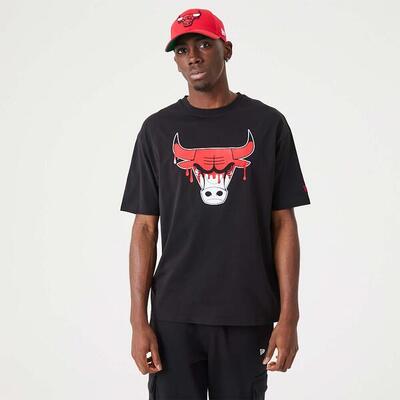 T-shirt new era chicago bulls nba oversize -