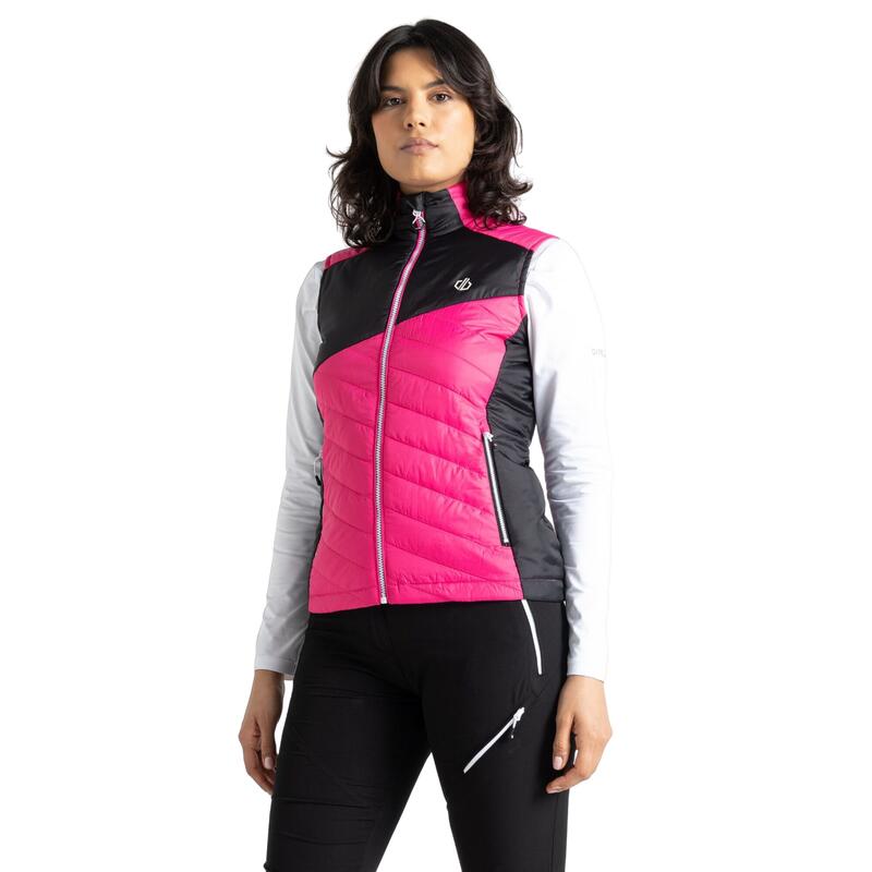 Veste sans manches ASCENDING Femme (Rose bonbon / Noir)