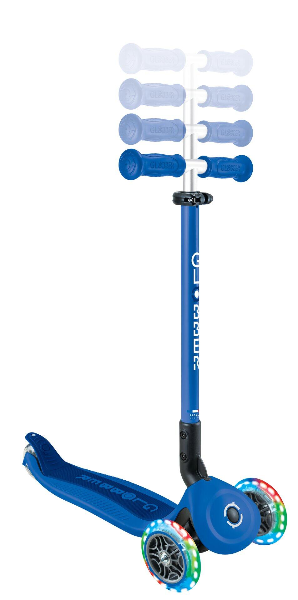 Globber Go Up Active Lights Blue 4/7