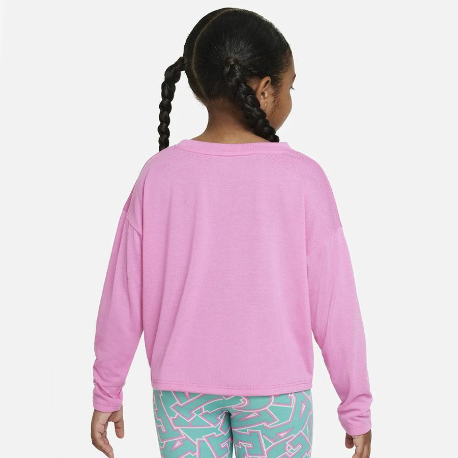 T-shirt bambina nike croptop notebook - 36l131-afn 2/3