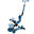 GLOBBER GO-UP BABY 360 LIGHTS petrol-hellblau, mit Leuchtrollen und Leuchtmodul