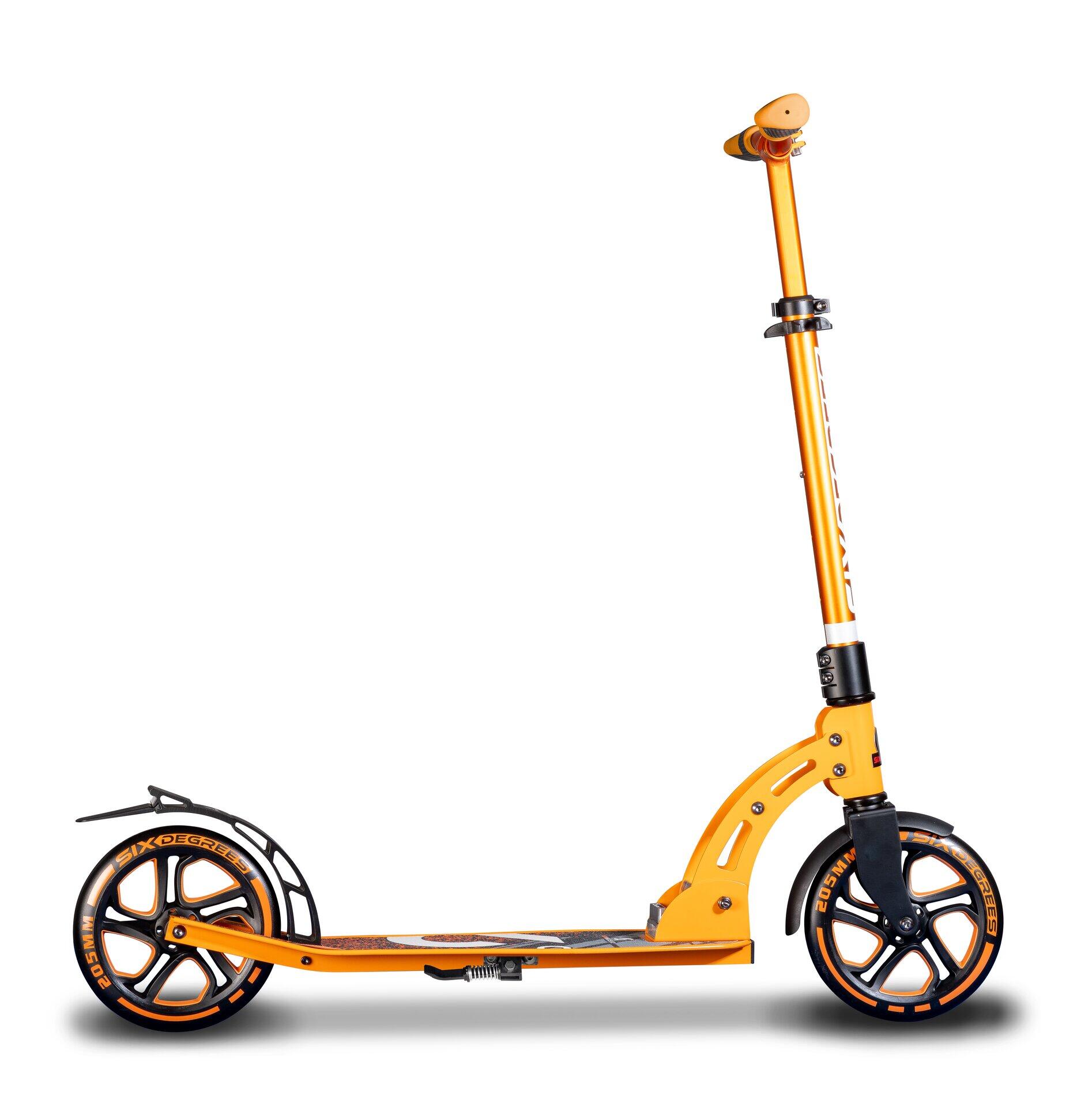 SIX DEGREES Aluminium Scooter 205 mm orange 9/13