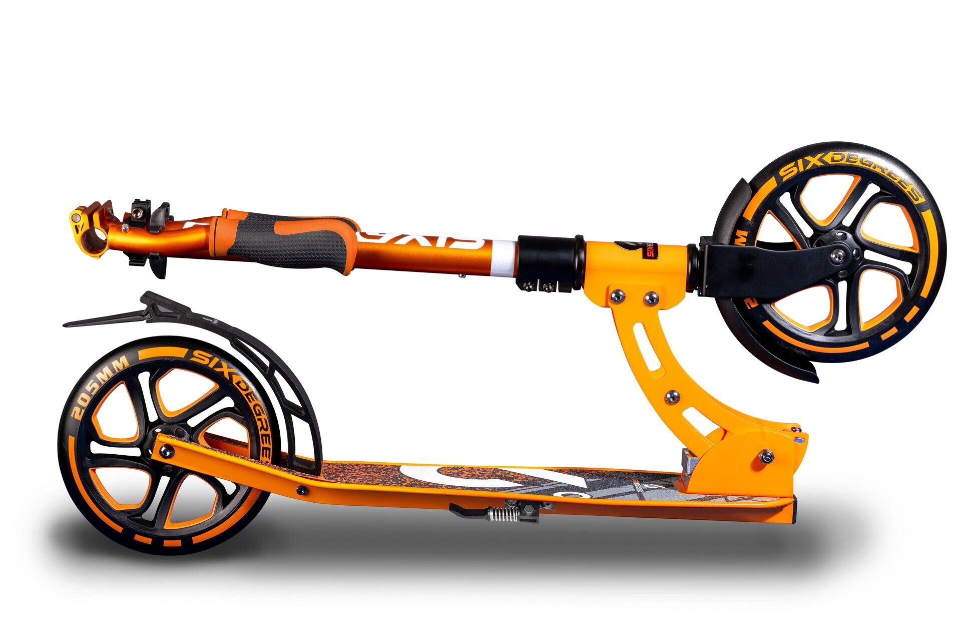 SIX DEGREES Aluminium Scooter 205 mm orange 10/13