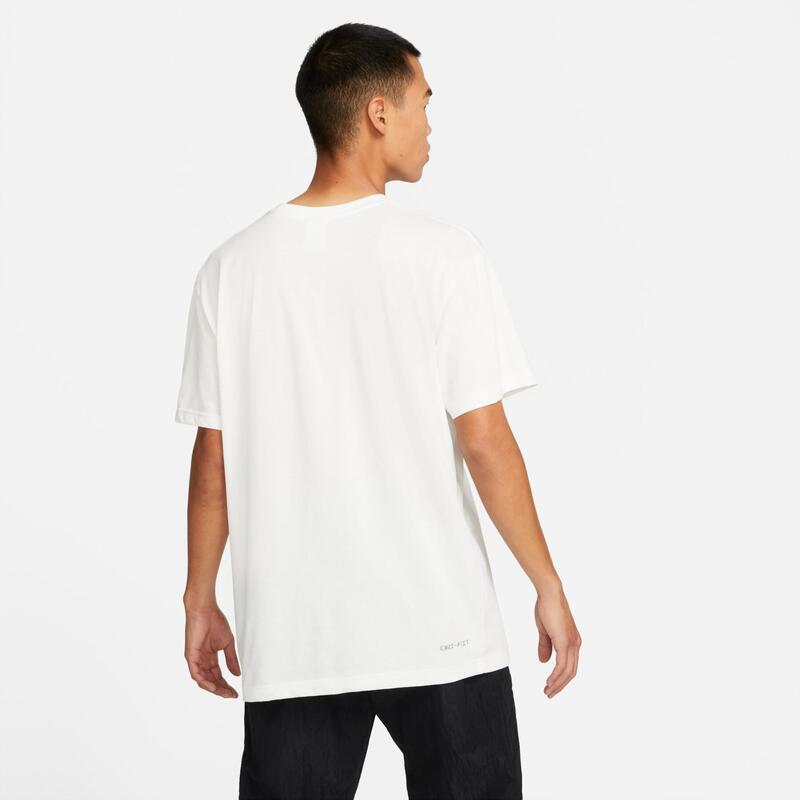 T-shirt uomo nike sportswear bianco in cotone