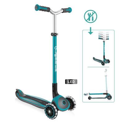 GLOBBER MASTER LIGHTS türkis. mit Leuchtrollen