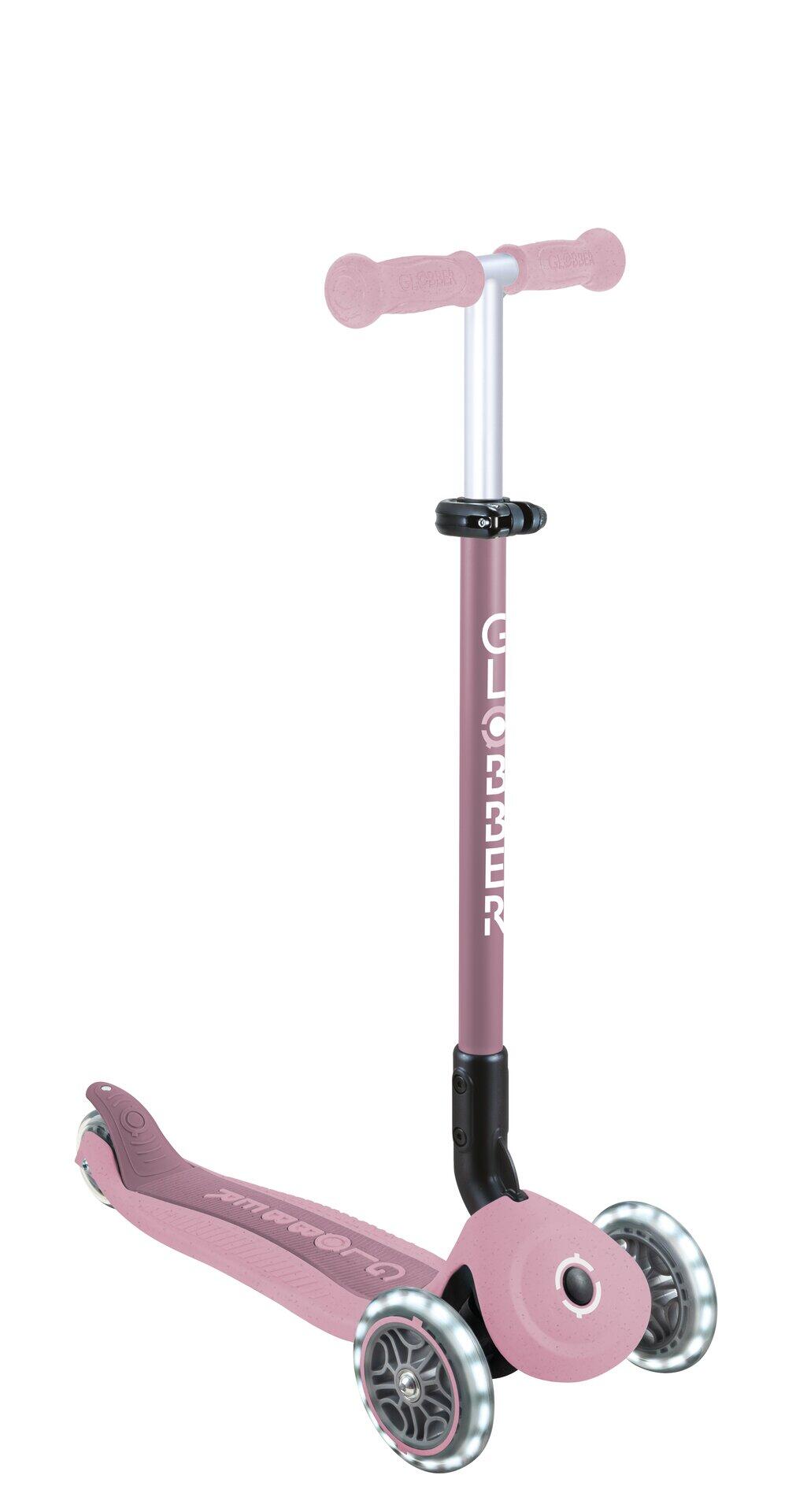 Globber Go Up Active Lights Eco Berry 4/7