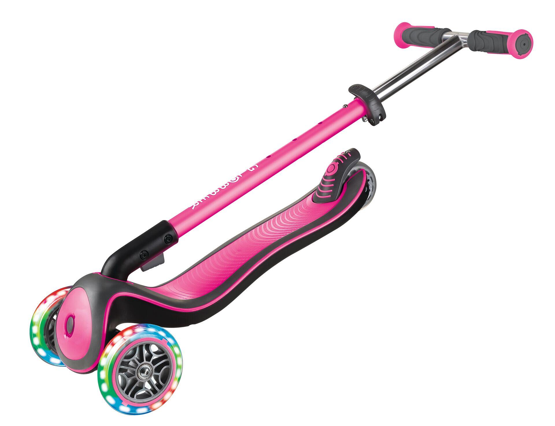 GLOBBER ELITE DELUXE LIGHTS pink, mit Leuchtrollen 11/15