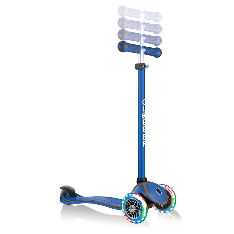 GLOBBER GO-UP COMFORT LIGHTS dunkelblau, mit Leuchtrollen