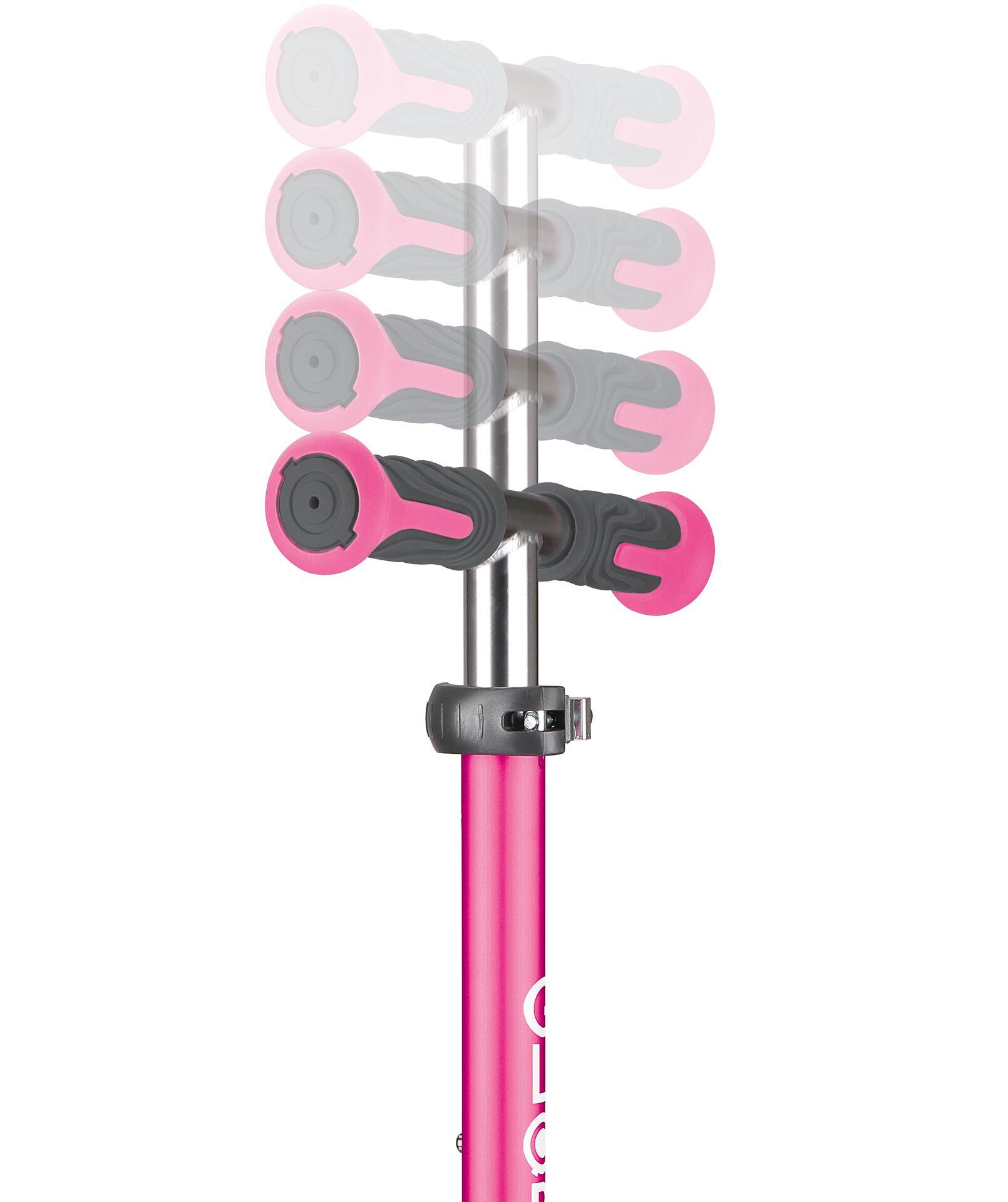 GLOBBER ELITE DELUXE LIGHTS pink, mit Leuchtrollen 13/15