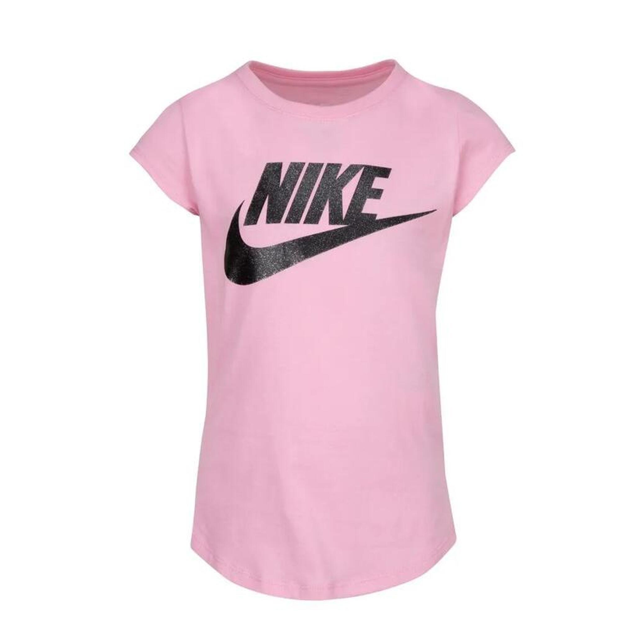 T-shirt bambina nike futura ss tee - rosa