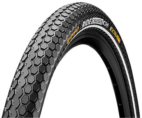 CONTINENTAL Pneumatico Continental Ride Cruiser 28 x 2.00 nero riflettente.
