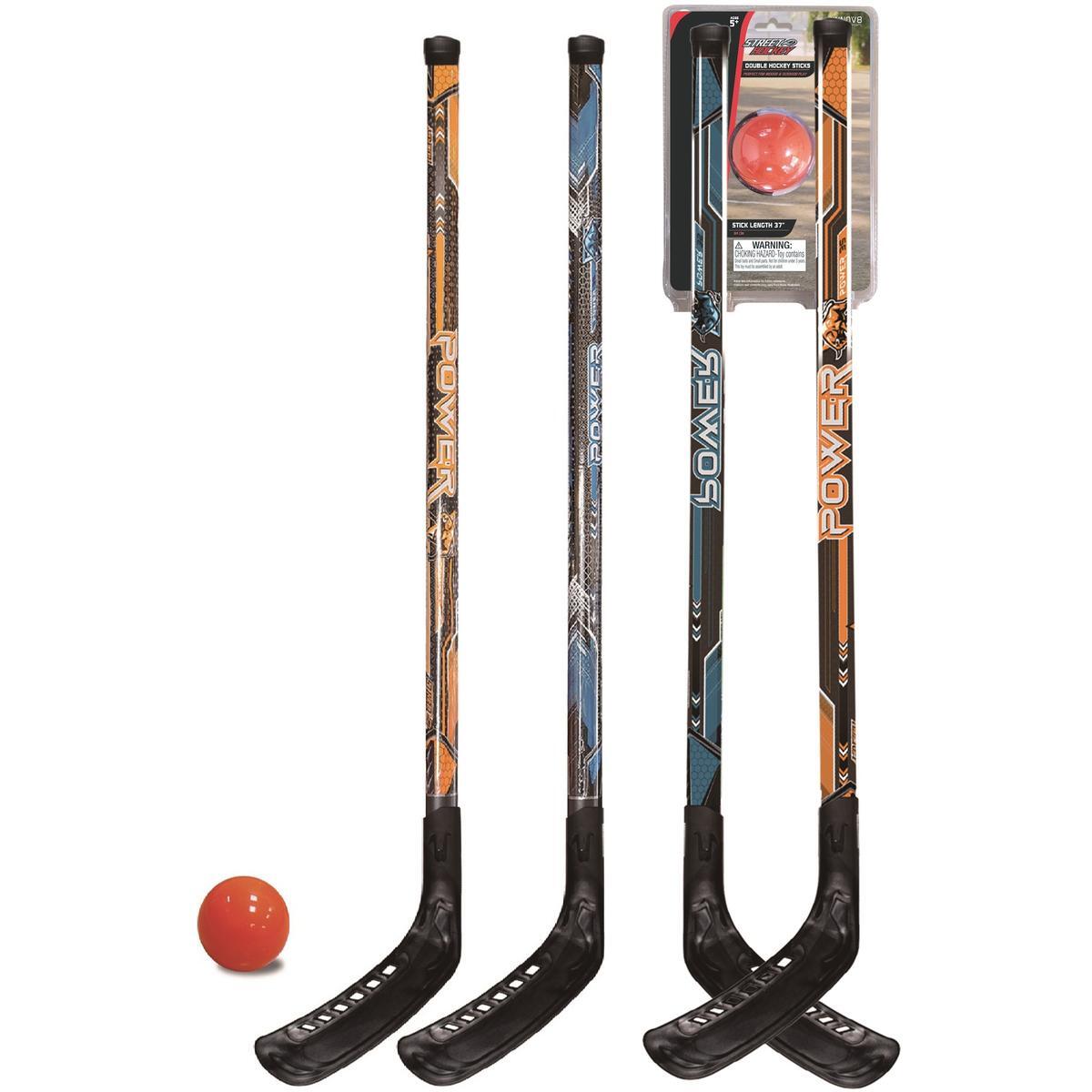 Floorball-Set für Kinder und Erwachsene, 2 Schläger, Ball 3/3