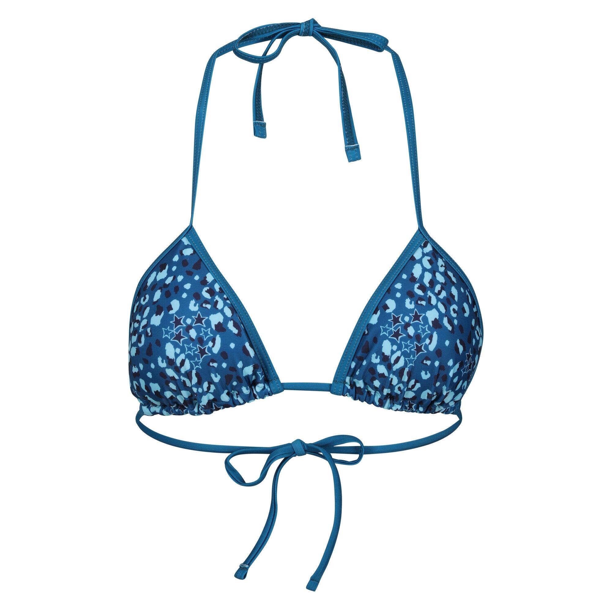 Top Bikini Stampa Animale Donna Regatta Aceana Celestiale |  Regatta