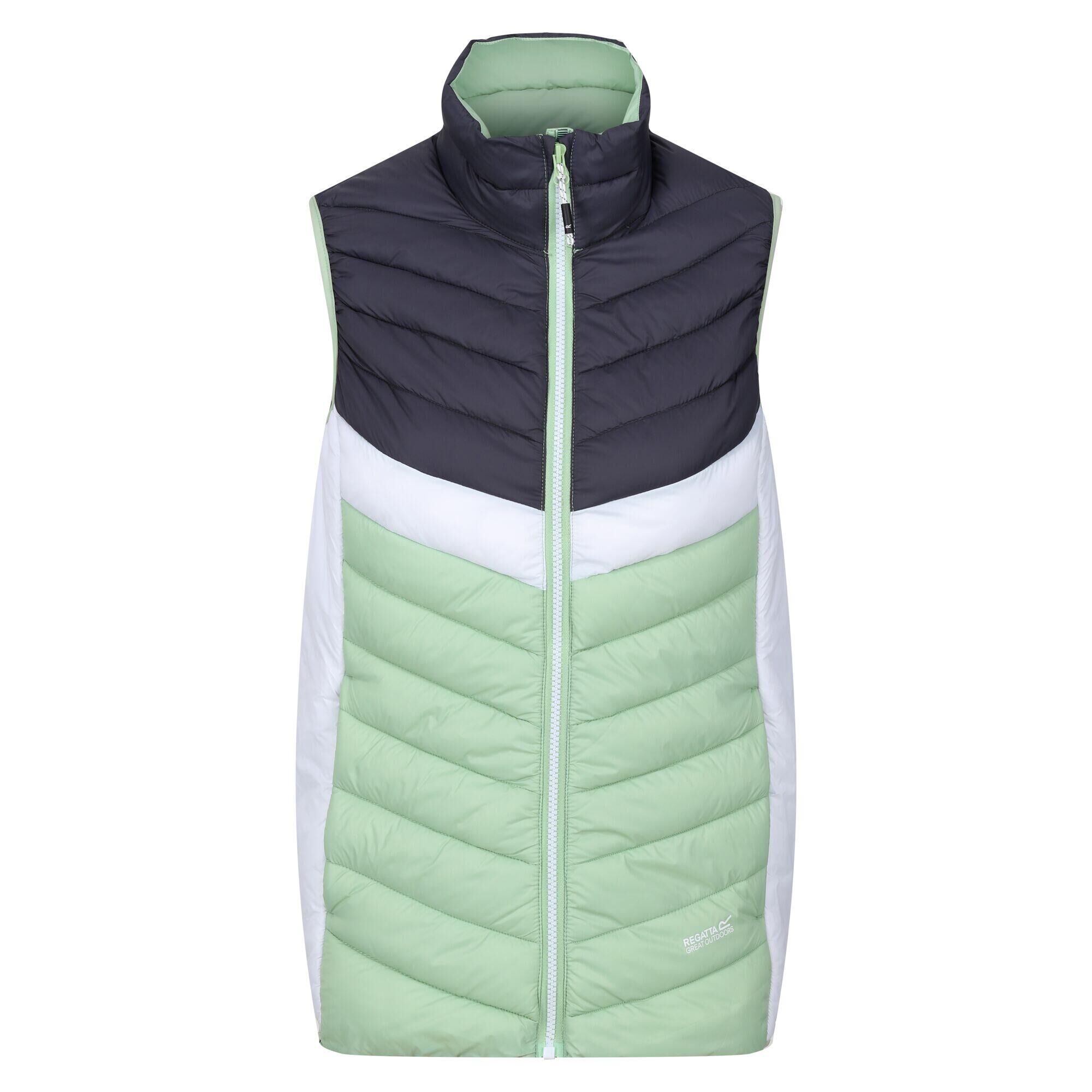 REGATTA Womens/Ladies Harrock II Baffled Gilet (Quiet Green/Seal Grey)