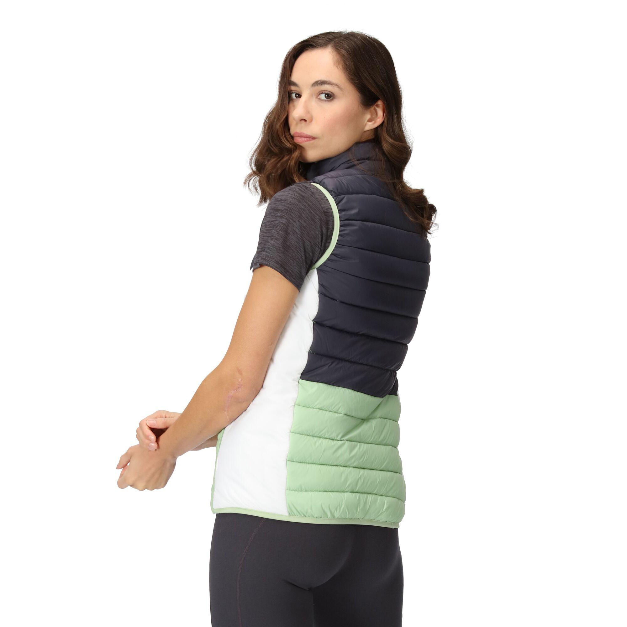 Womens/Ladies Harrock II Baffled Gilet (Quiet Green/Seal Grey) 4/5