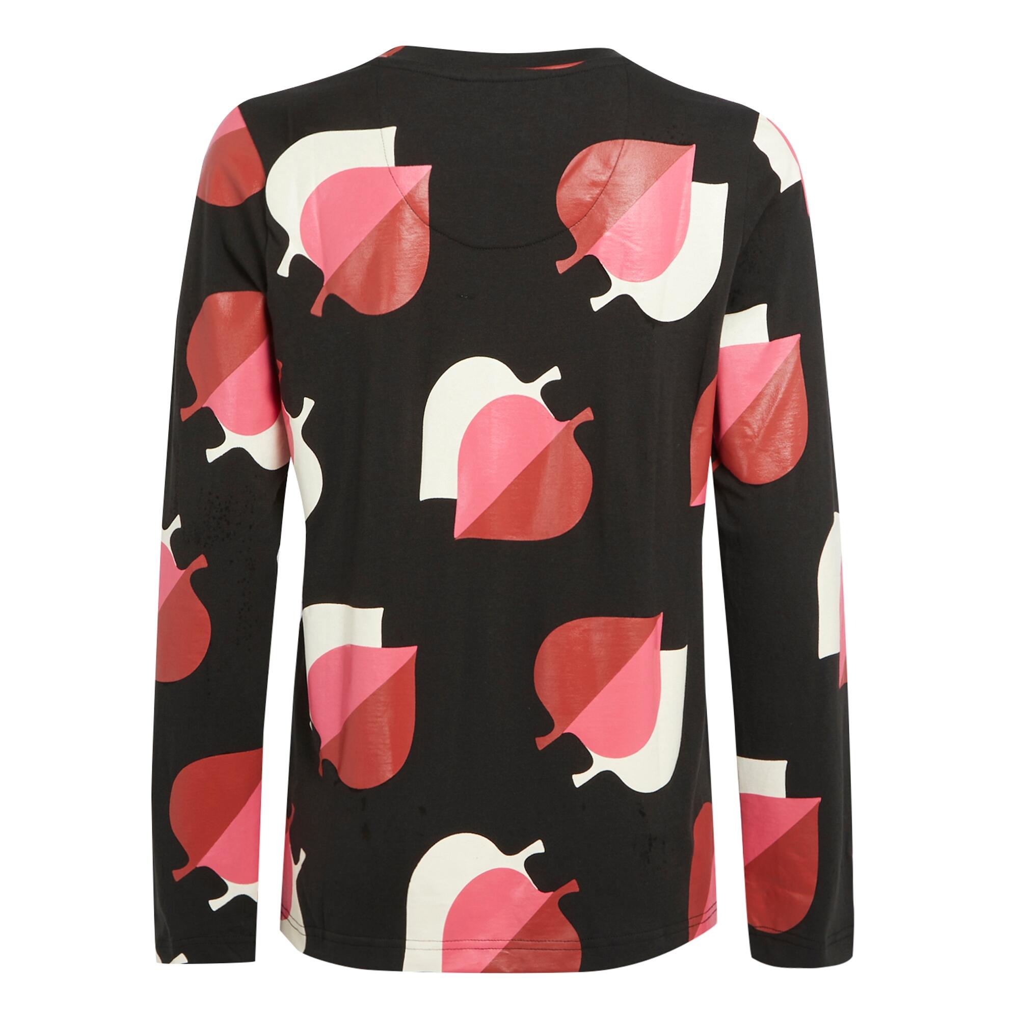 Womens/Ladies Orla Kiely Leaf Print Winter TShirt (Shadow Elm Pink) 2/5