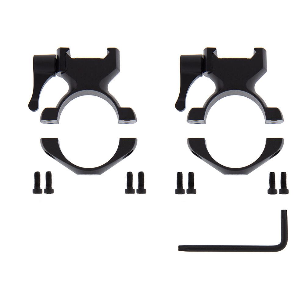 Anillas desmontables 30 mm B-Vision Weaver & Picatinny 4 Tornillos Ex. Alta 17mm 3/3