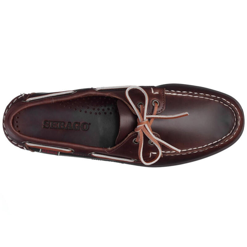 Sebago Docksides Marrone - Scarpe da barca uomo - 41 - BROWN