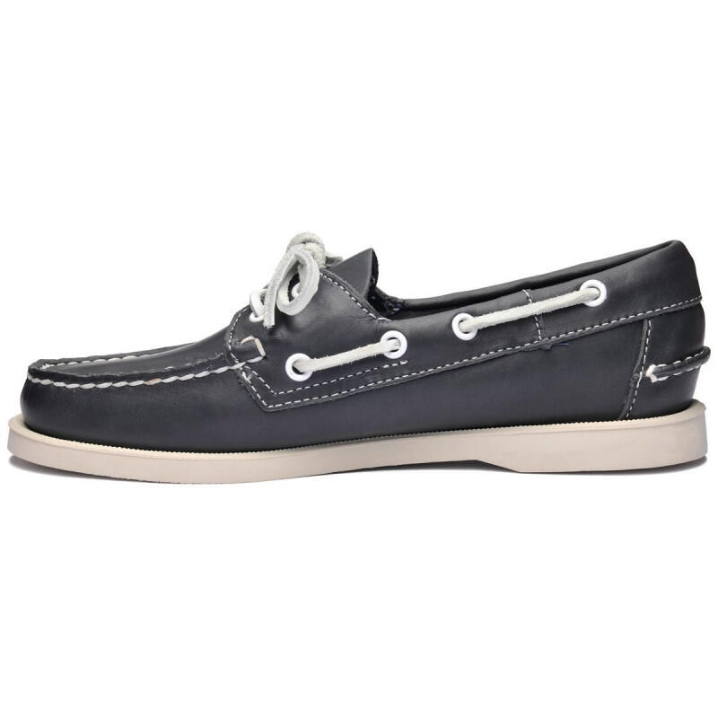 Damen-Bootsschuh DOCKSIDES Portland Leather Marineblau