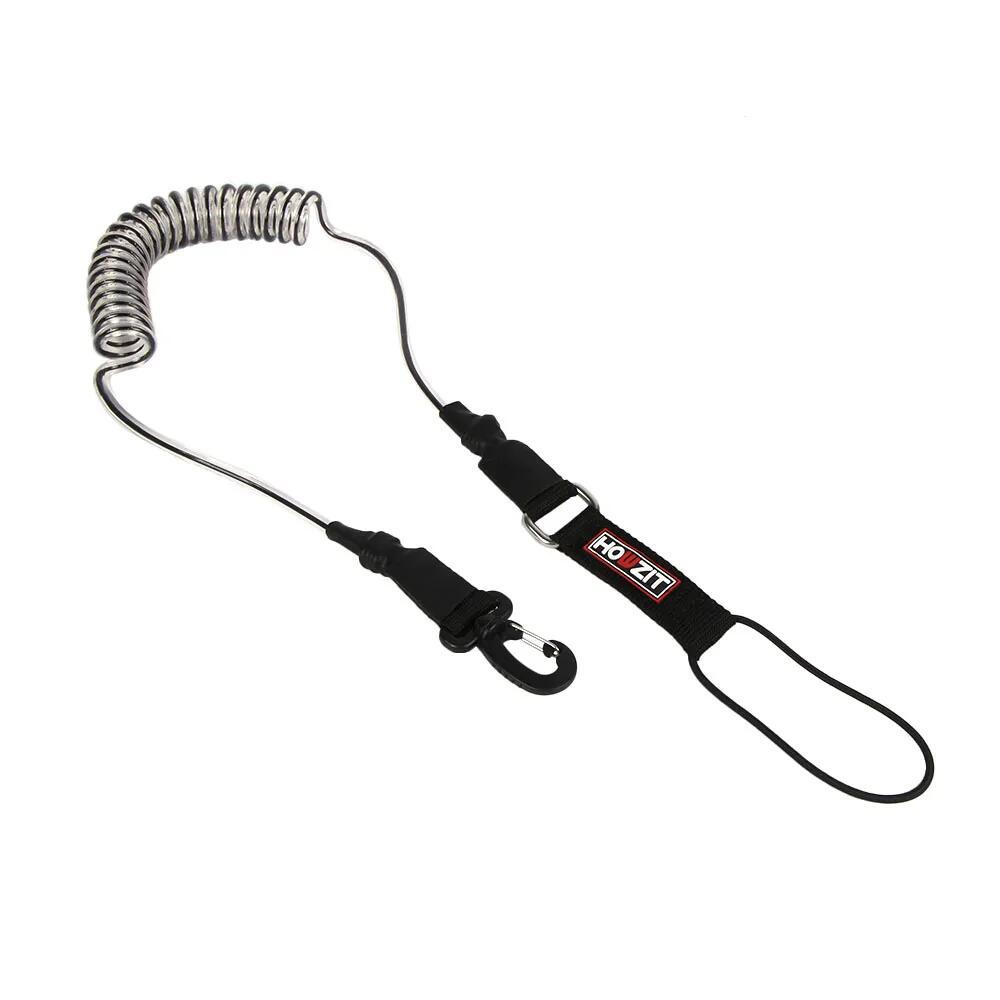 LEASH COIL AVEC MOUSQUETON POUR CEINTURE DE WINGFOIL 2/4