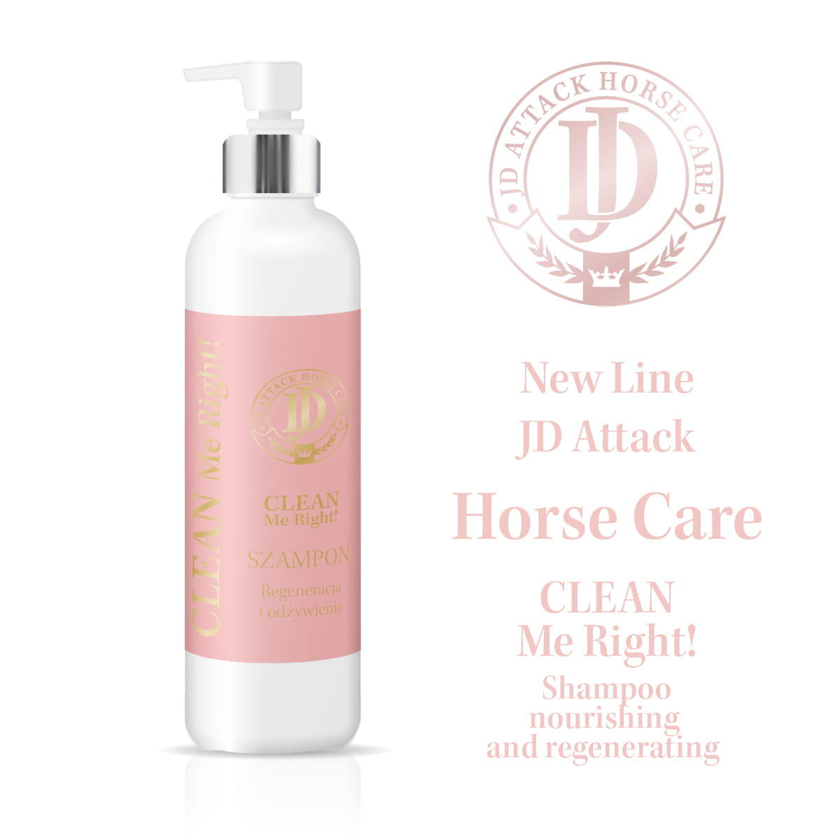 Clean Me Right paardenshampoo! JD ATTACK 1/1