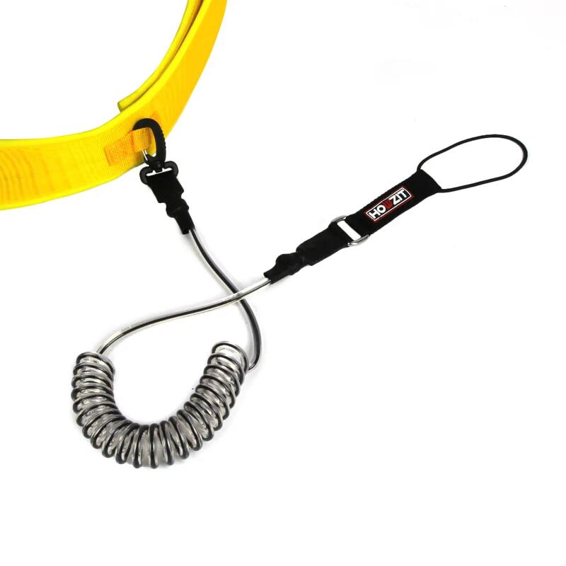 LEASH COIL AVEC MOUSQUETON POUR CEINTURE DE WINGFOIL