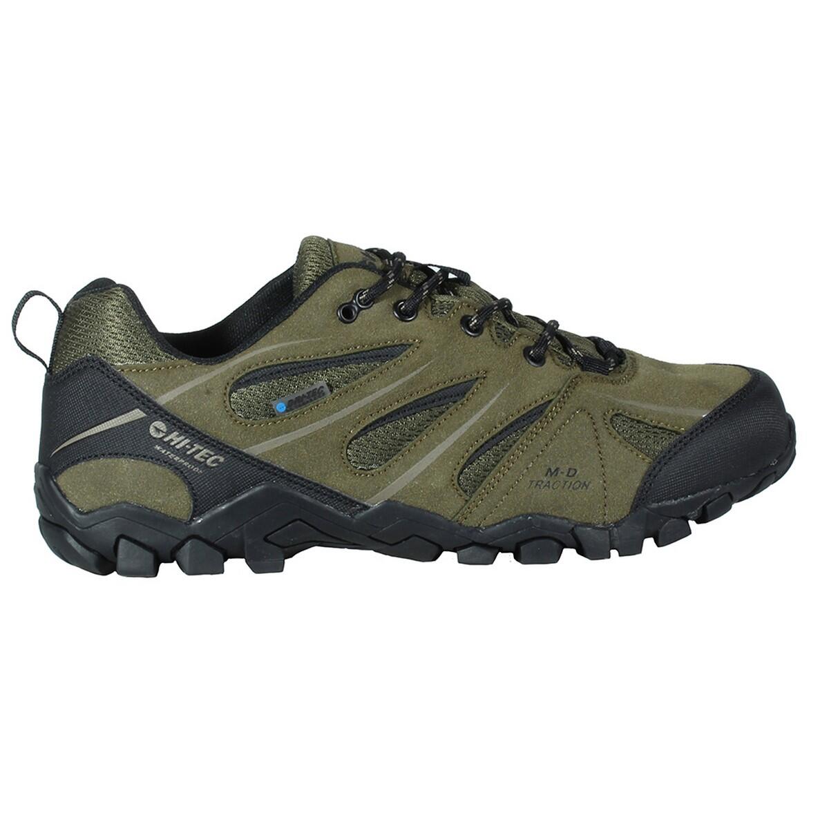 Bota de Senderismo para Hombre Hi Tec CORZO MID Taupe Impermeable Transpirable