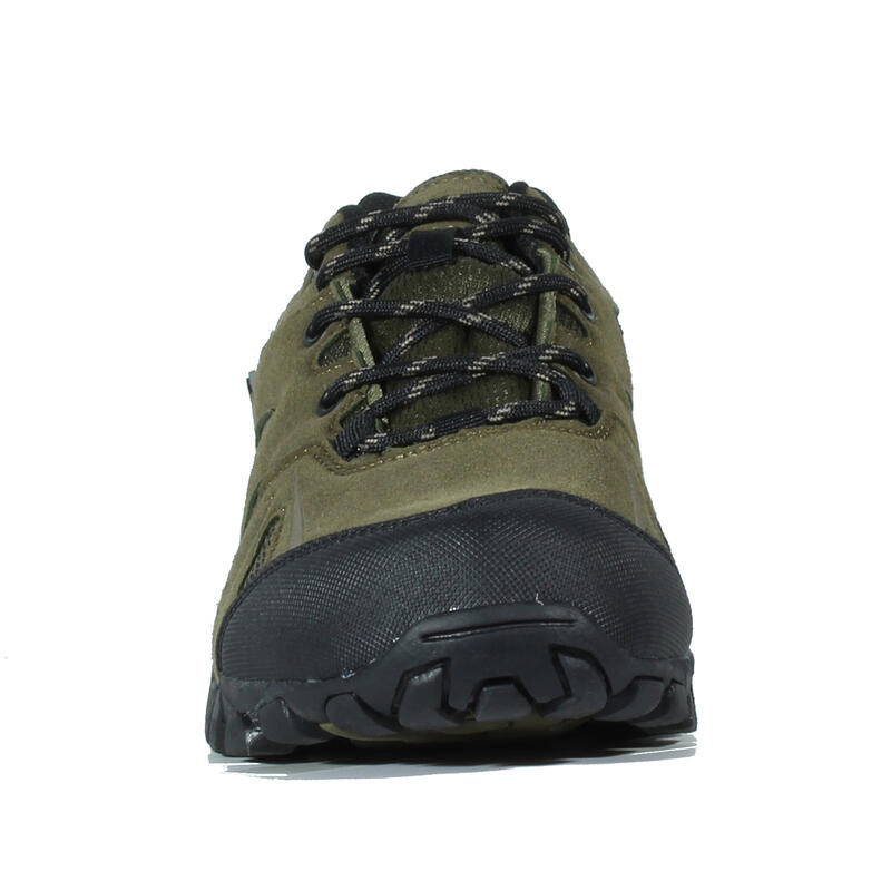 Zapatilla de Senderismo para Hombre Hi-Tec WALKER Verde Oliva Impermeable