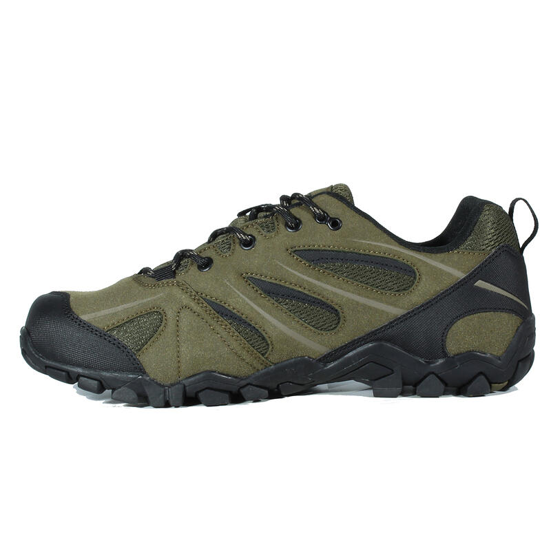 Zapatilla de Senderismo para Hombre Hi-Tec WALKER Verde Oliva Impermeable