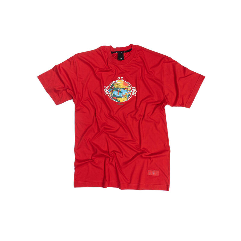 T-Shirt Bio Öus manches courtes CYCLE DU BIEN RED