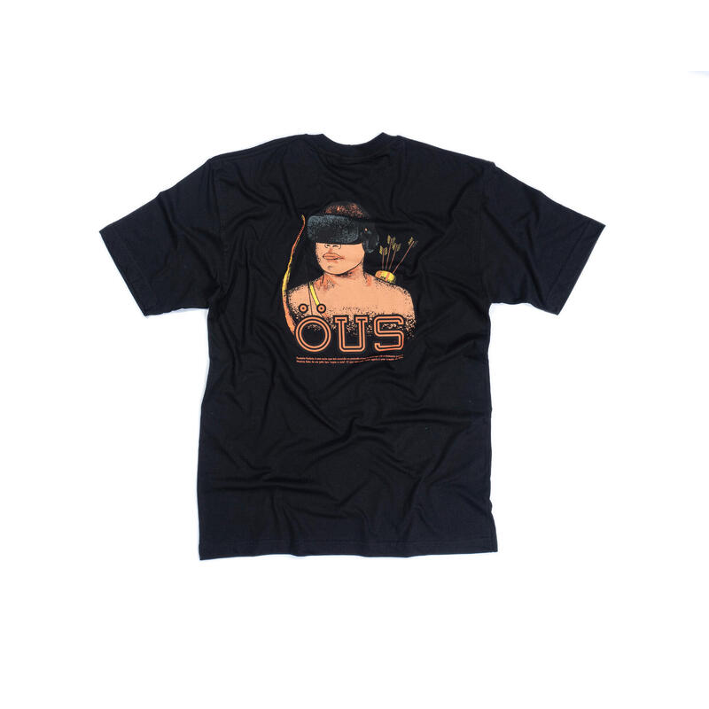 T-Shirt Bio Öus manches courtes INDIO HITECH BLACK
