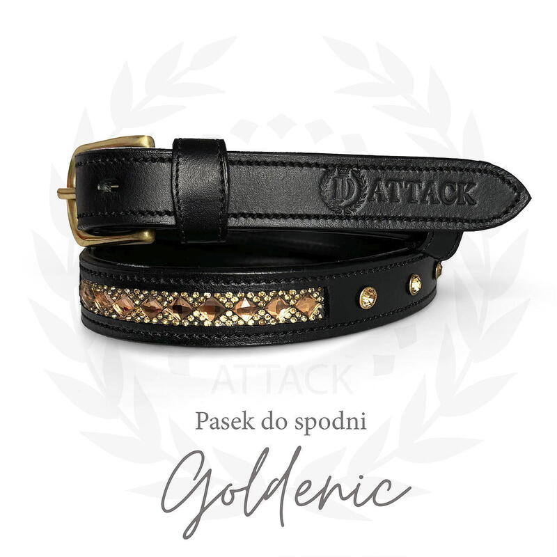 JD ATTACK Ceinture pantalon en cuir Goldenic