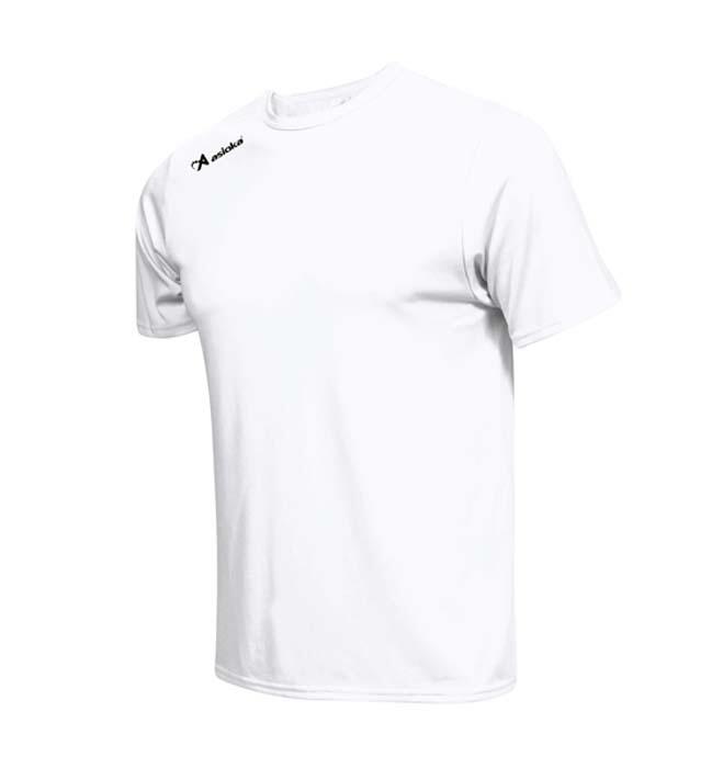 ASIOKA Camiseta de Fútbol para Niños Asioka Premium Blanca Poliéster