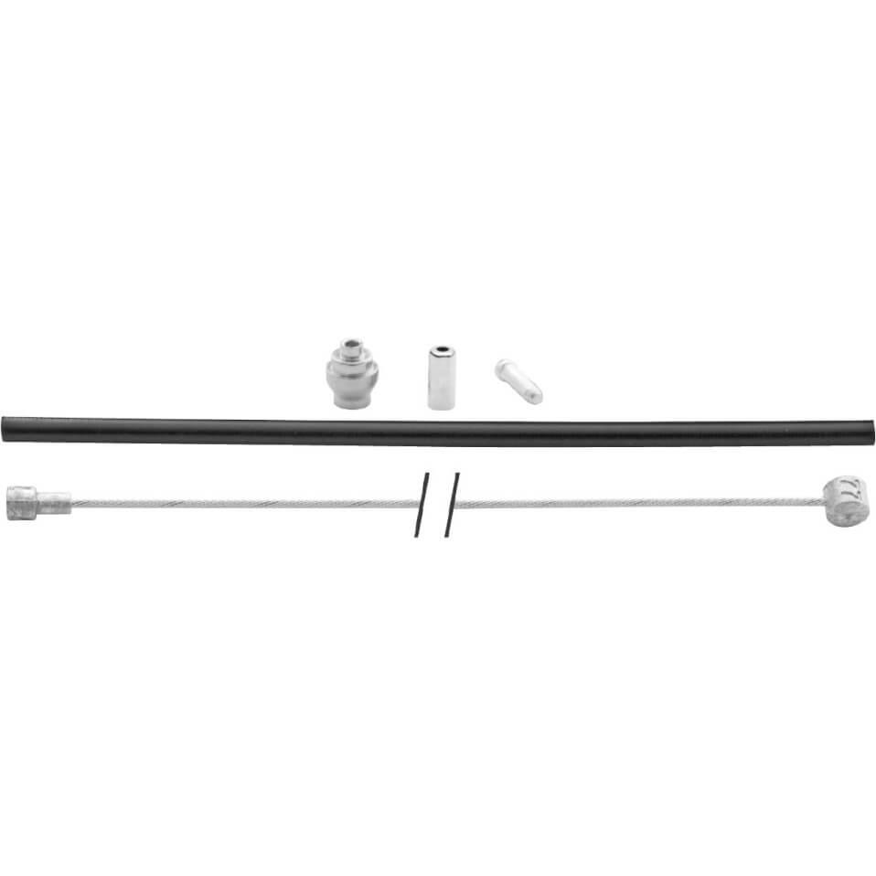Jeu de câbles de frein arrière 1700mm / 2250mm galvanisé 2 écrous - noir 3/4