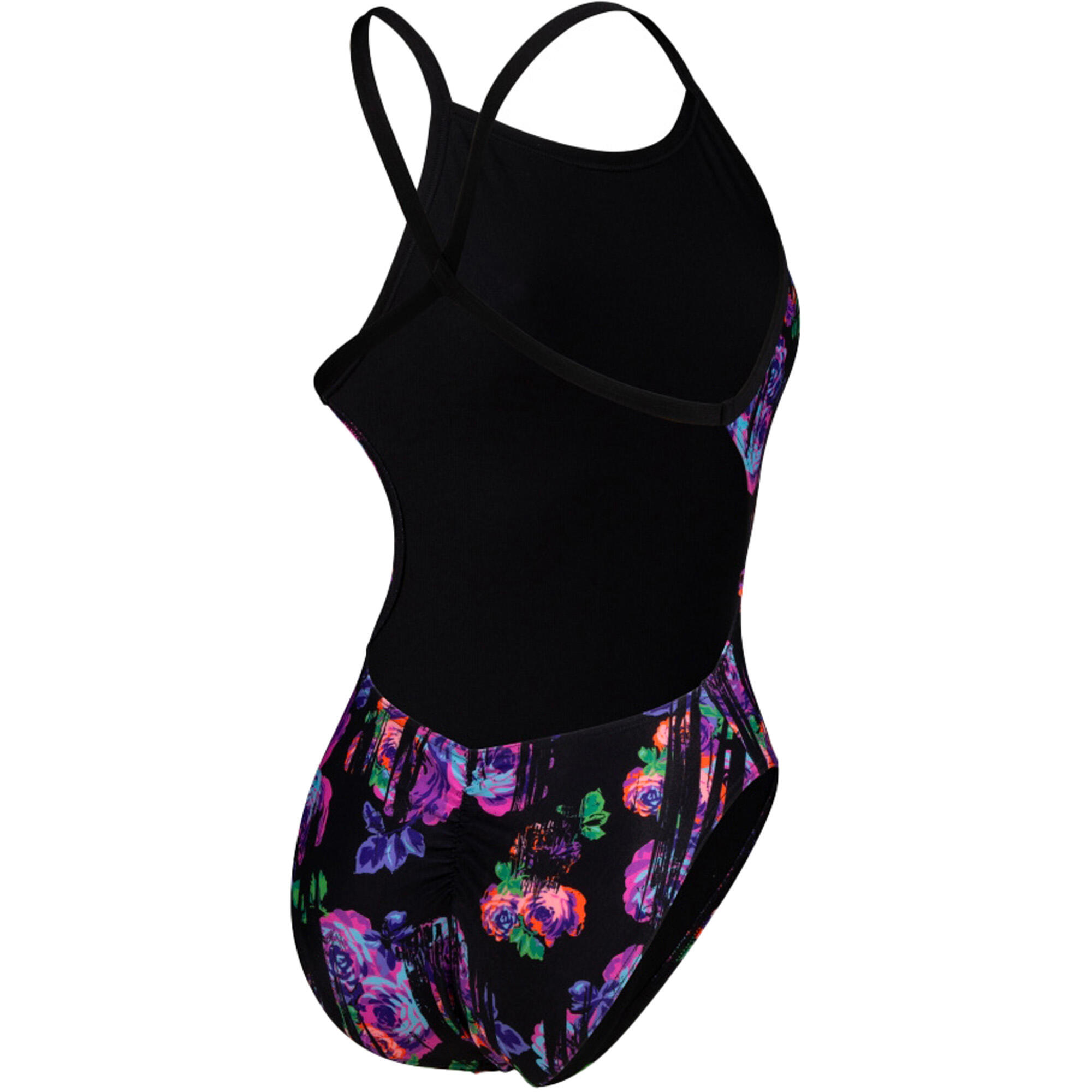 Swimsuits Arena Women's Arena Rose Texture Swimsuit Xcro Woman 3/4