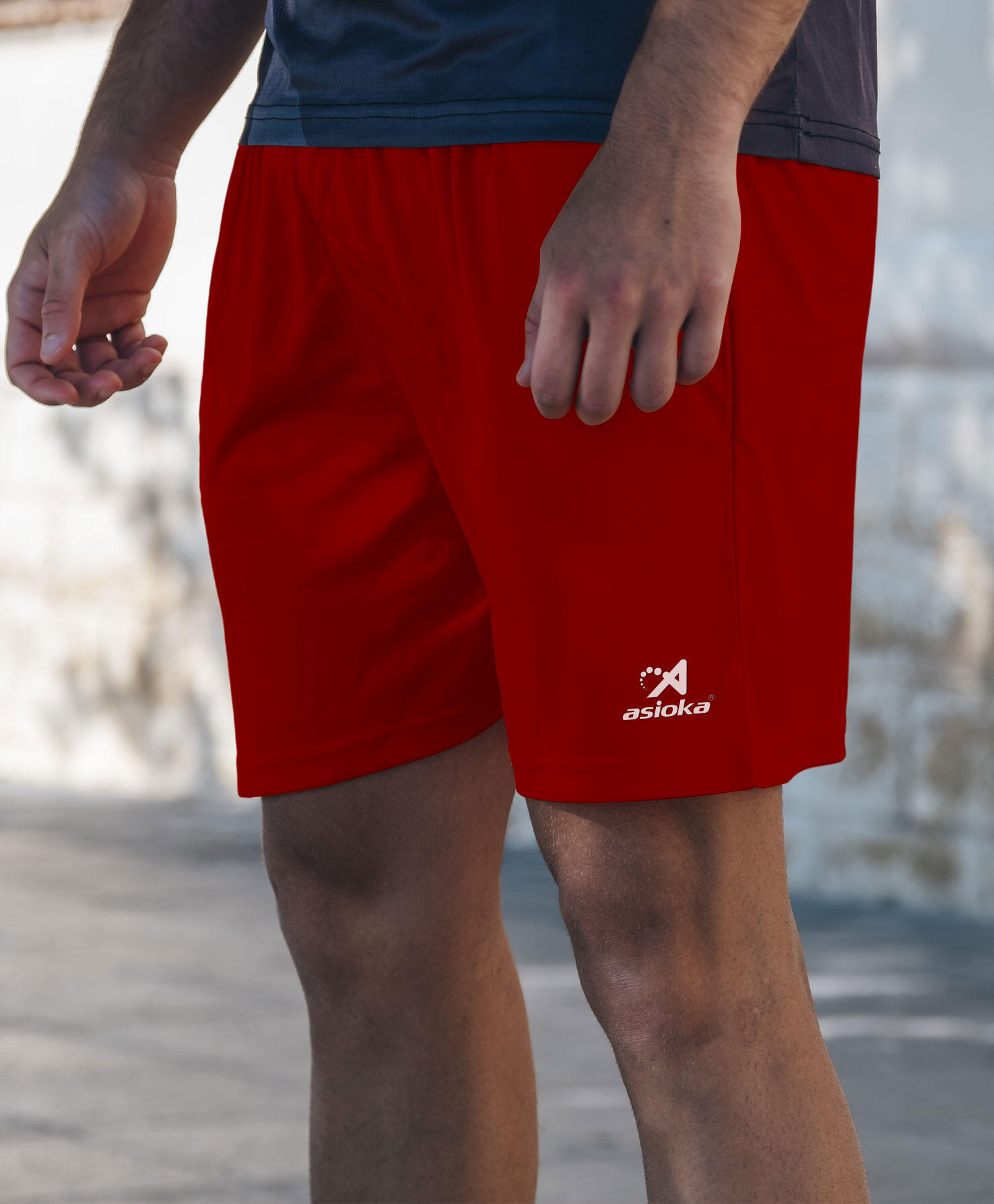 Pantalón Corto de Fútbol para Niños Asioka Premium Rojo 4/7