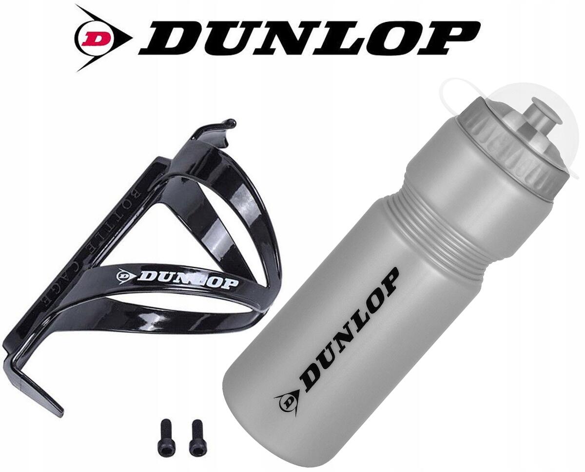 Bidon rowerowy Dunlop 750 ml z koszykiem