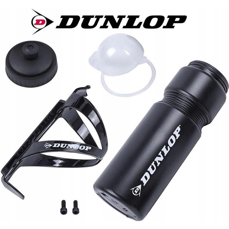 Bidon rowerowy Dunlop 750 ml z koszykiem