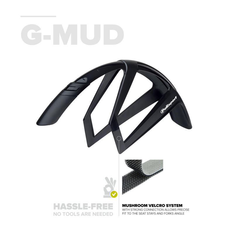 Conjunto Guarda-lamas G-Mud para Gravel 28"/700cc