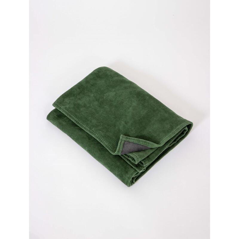 Conjunto de 6 mantas de ioga - verde - 70% algodão reciclado - 190x120cm