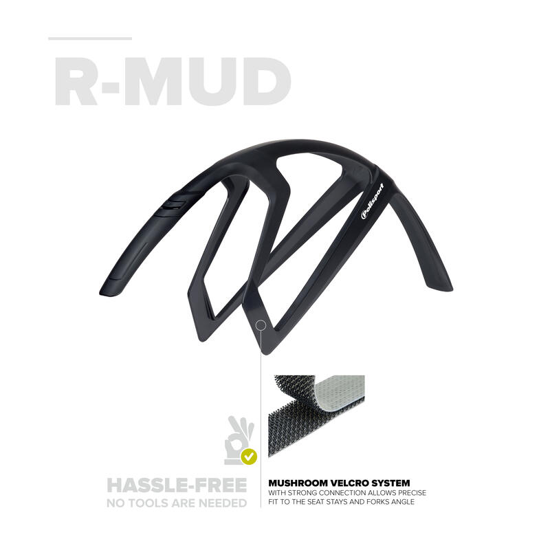 R-Mud - Conjunto de guardabarros para carretera 28"/700cc