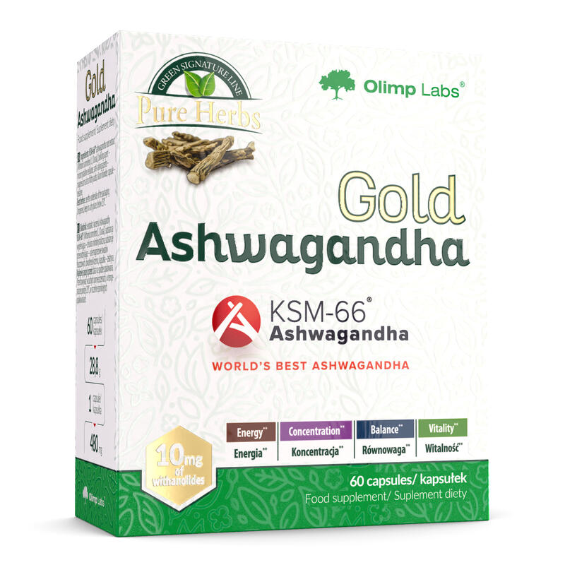Ashwagandha Olimp Gold Ashwagandha - 60 Kapsułek