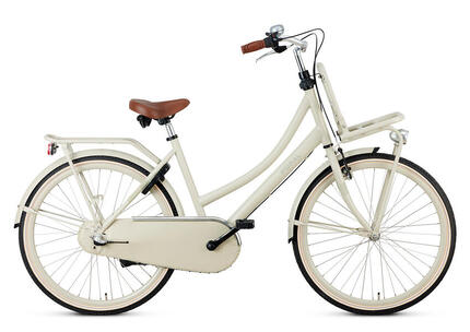 Popal Daily Dutch Basic+ N3 - Kinder Hollandrad - 26 Zoll - Mattschwarz