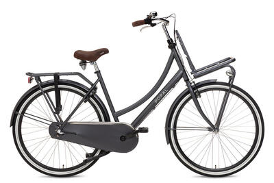 Popal daily dutch basic+ n3 transportfiets - stadsfiets - dames - petrol blauw