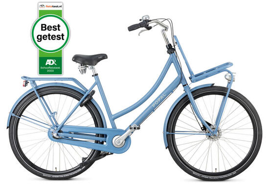 Vélo Hollandais Popal Daily Dutch Prestige N3 - 3 vitesses - Femme - Bleu