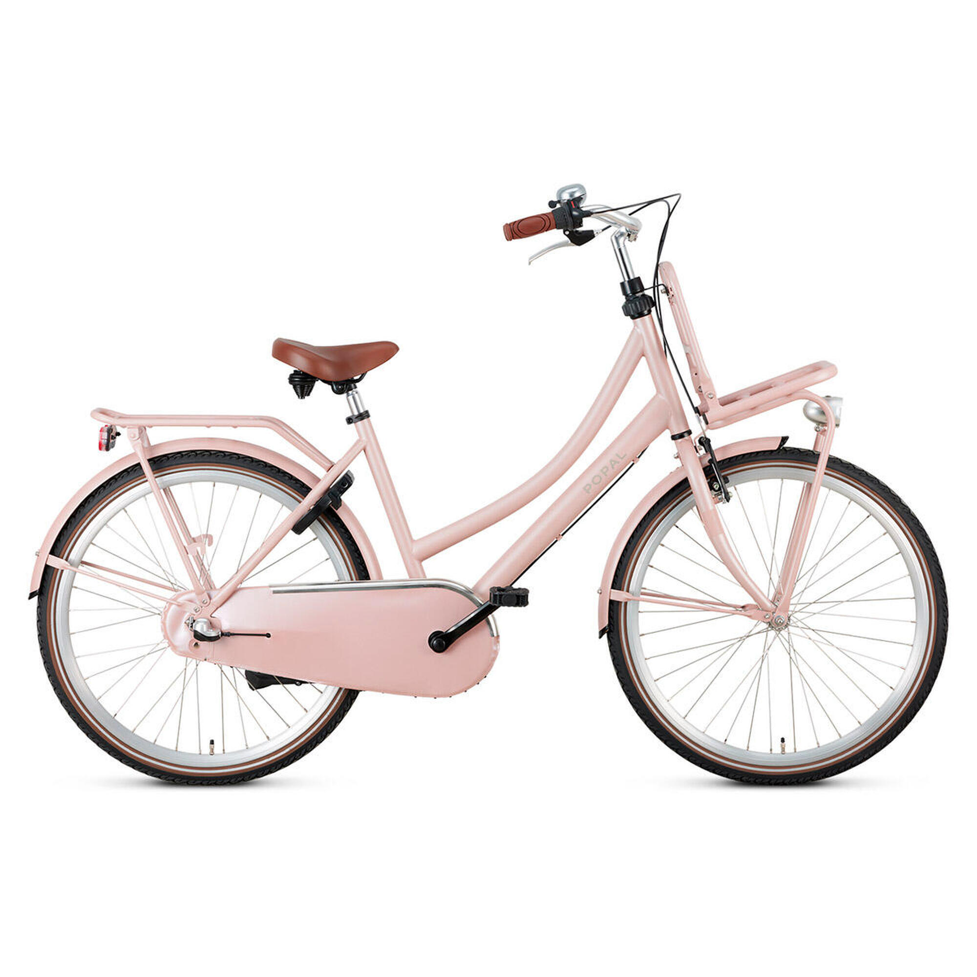 Popal - Vélo Enfant Hollandais Popal Daily Dutch Basic+ N3 - 26 Pouces - Rose Saumon - Vélo Enfant - Marron|rose - 26" - Decathlon