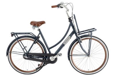 Popal daily dutch basic+ n3 vb transportfiets - stadsfiets dames - petrol blauw